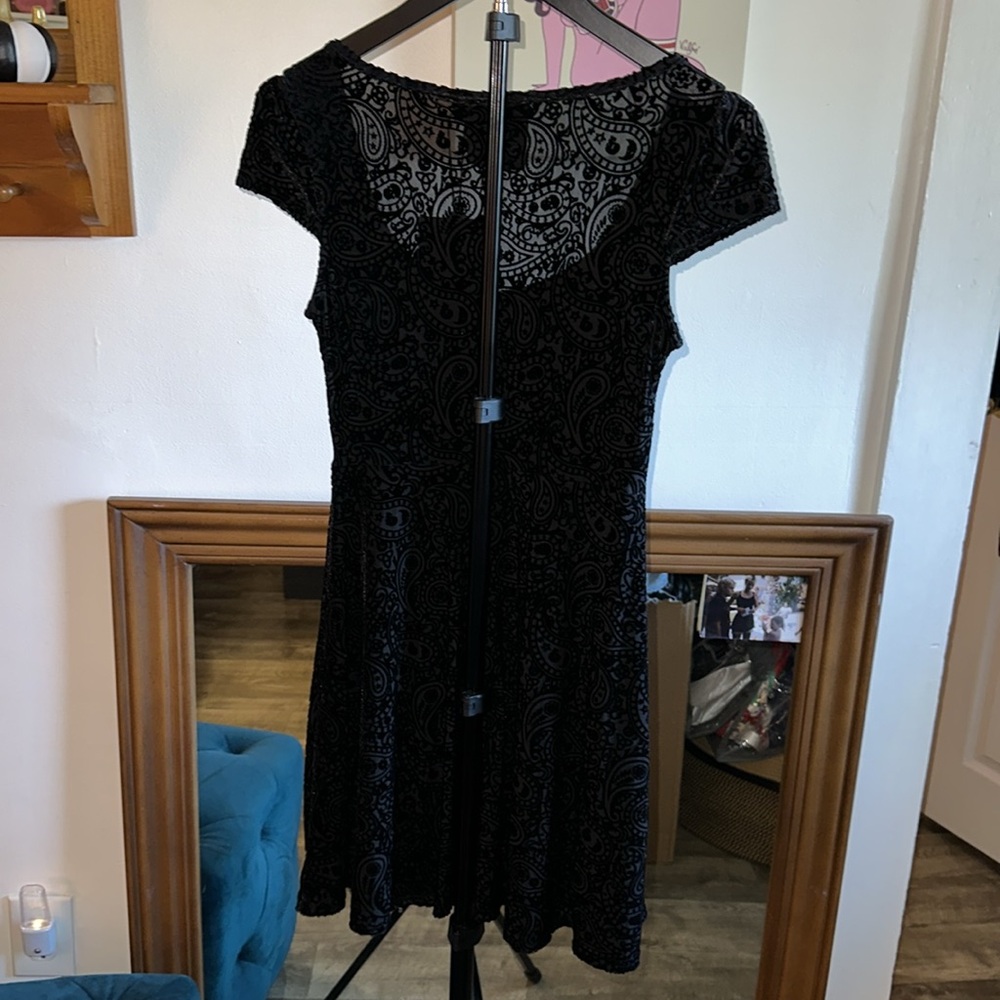 Killstar Dead Head Velvet Skater Dress, NWT! - Picture 2 of 6